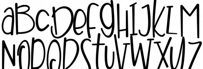 Sweetfy Schriftart Groß