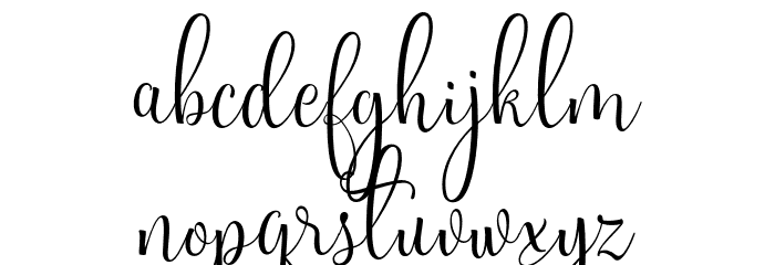 Sweetgentle Font LOWERCASE