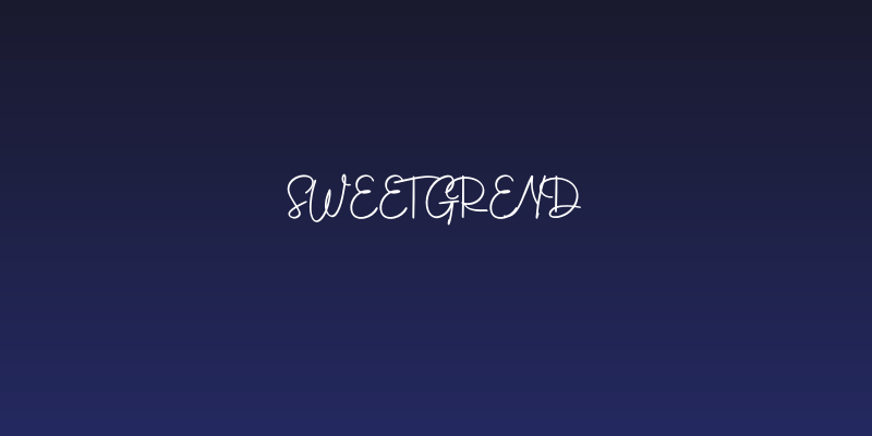 Sweetgrend Social Header
