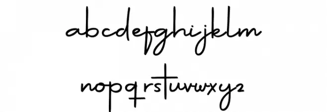 Sweetgrend خط أحرف صغيرة