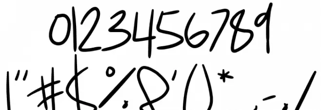 Sweethampton Font OTHER CHARS