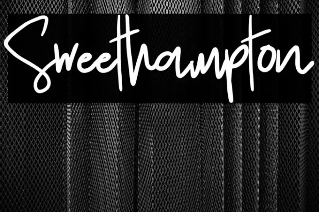 Sweethampton Font examples