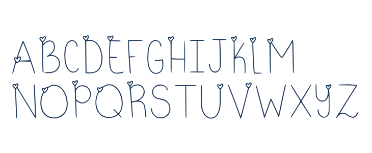 Sweetheart Regular Uppercase