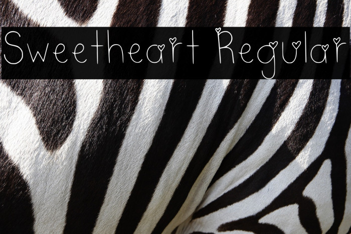 Sweetheart Regular Example 3