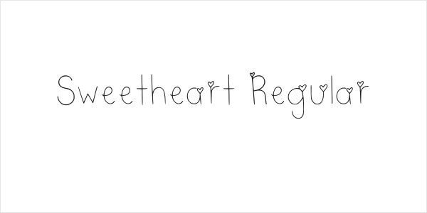 Sweetheart Regular Logo