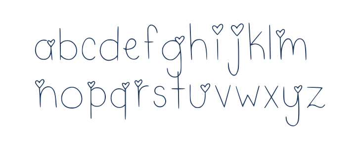 Sweetheart Regular Lowercase