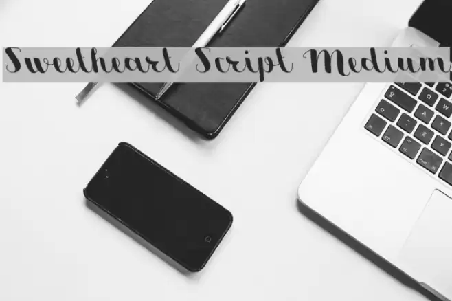 Sweetheart Script Medium Font examples