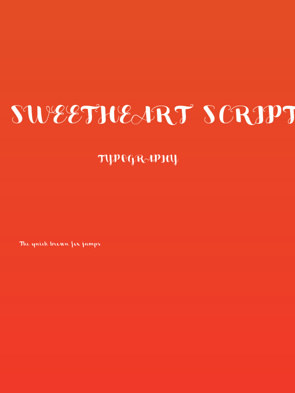 Sweetheart Script Medium Poster