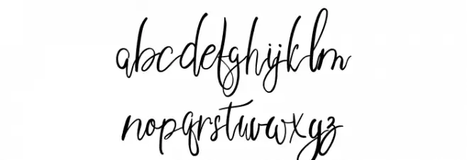 SweetheartPersonal Schriftart Kleinbuchstaben