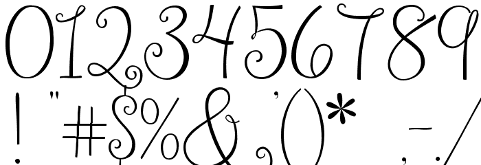 Sweethearts Love Letters Font OTHER CHARS