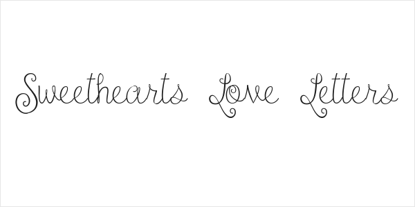 Sweethearts Love Letters Logo
