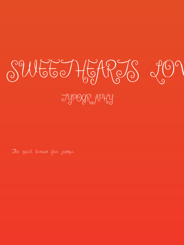 Sweethearts Love Letters Poster