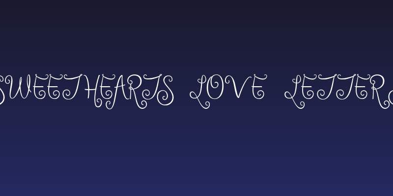 Sweethearts Love Letters Social Header