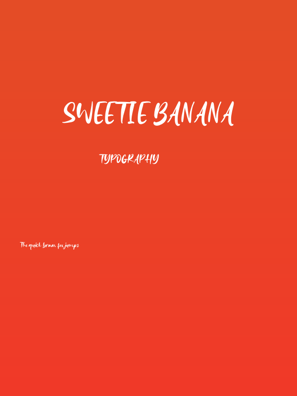 Sweetie Banana Poster