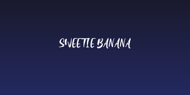 Sweetie Banana Social Header