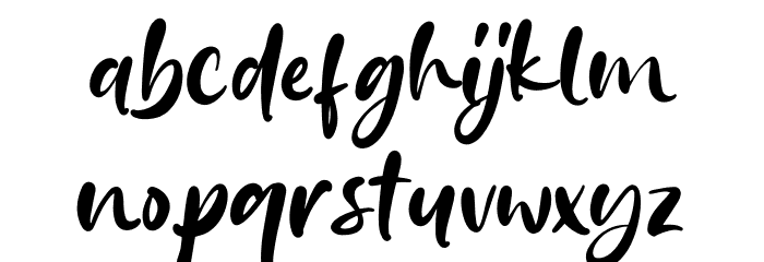Sweetie Banana Font LOWERCASE