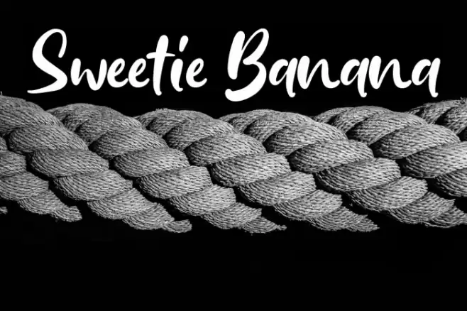 Sweetie Banana Font examples