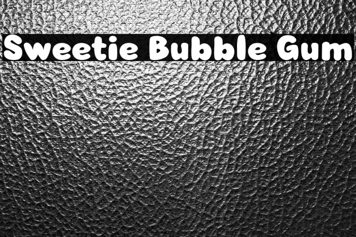 Sweetie Bubble Gum Example 2