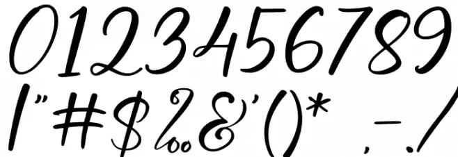 Sweetie Bunny Font OTHER CHARS