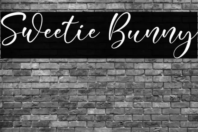 Sweetie Bunny Font examples