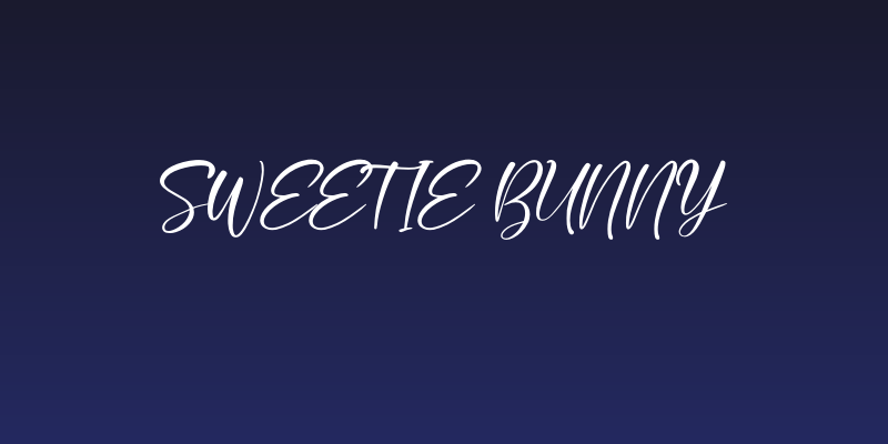 Sweetie Bunny Social Header