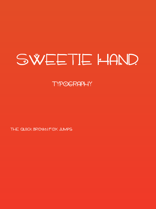 Sweetie Hand Poster