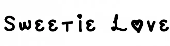 Sweetie Love  Fuentes Gratis Descargar