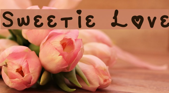 Sweetie Love Font examples