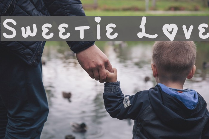 Sweetie Love Font examples