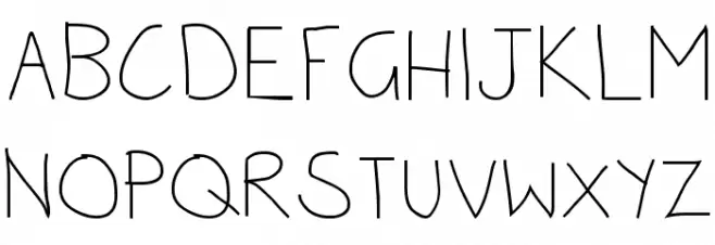 Sweetie Pie Schriftart Groß