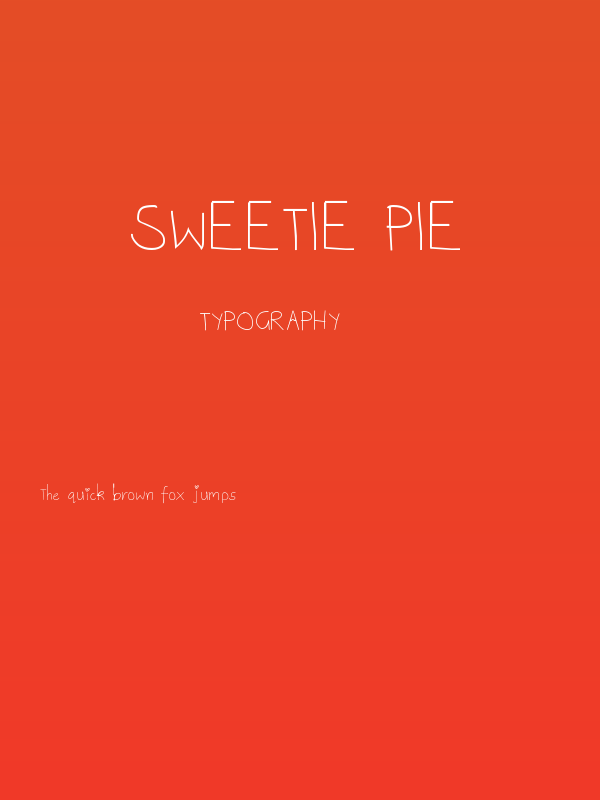 Sweetie Pie Poster