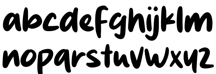 Sweetie Potato Font LOWERCASE