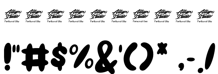 Sweetie Summer Display - Personal Use Font OTHER CHARS