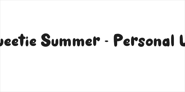 Sweetie Summer - Personal Use Logo