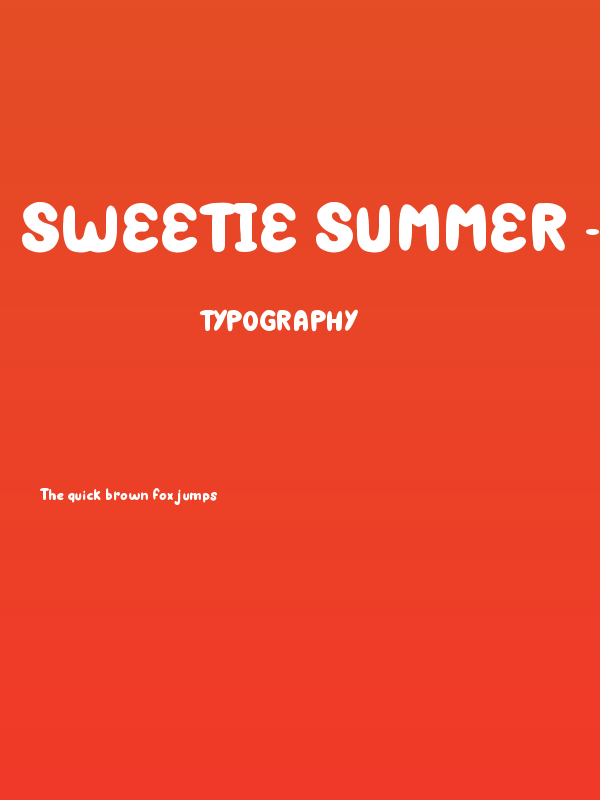 Sweetie Summer - Personal Use Poster