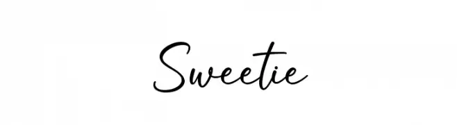 Sweetie  Frei Schriftart Herunterladen
