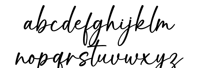 Sweetie Font LOWERCASE
