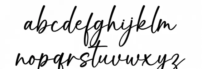 Sweetie Caratteri MINUSCOLO