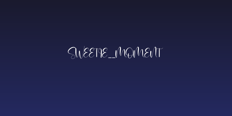 Sweetie__Moment Social Header