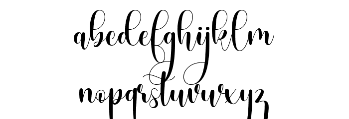 Sweetie__Moment Font LOWERCASE