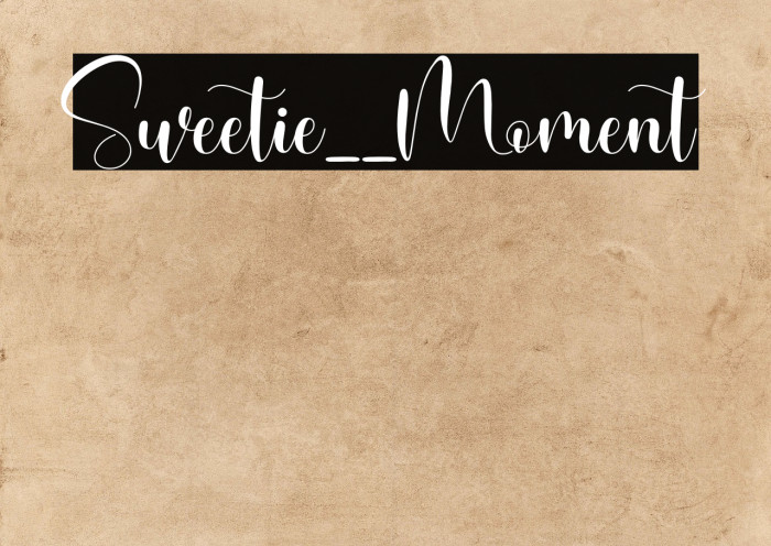 Sweetie__Moment Example 1