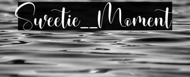 Sweetie__Moment Font examples
