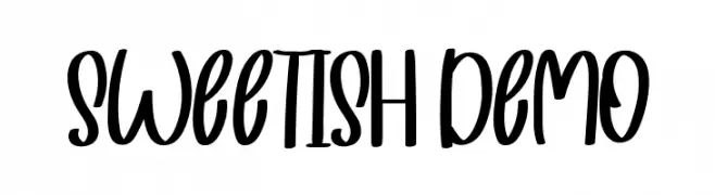 Sweetish Demo Fonte