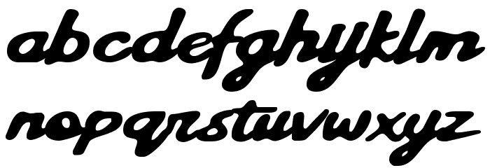 Sweetland Font LOWERCASE