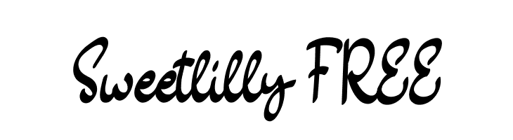 Sweetlilly FREE  Скачать бесплатные шрифты