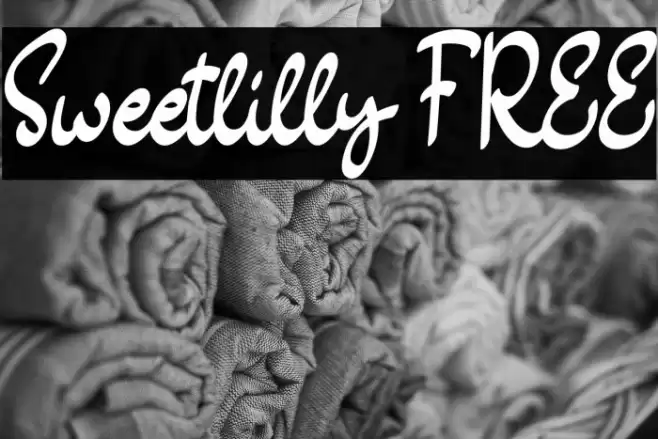 Sweetlilly FREE Font examples