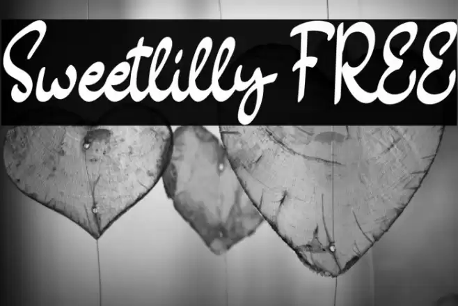 Sweetlilly FREE Font examples