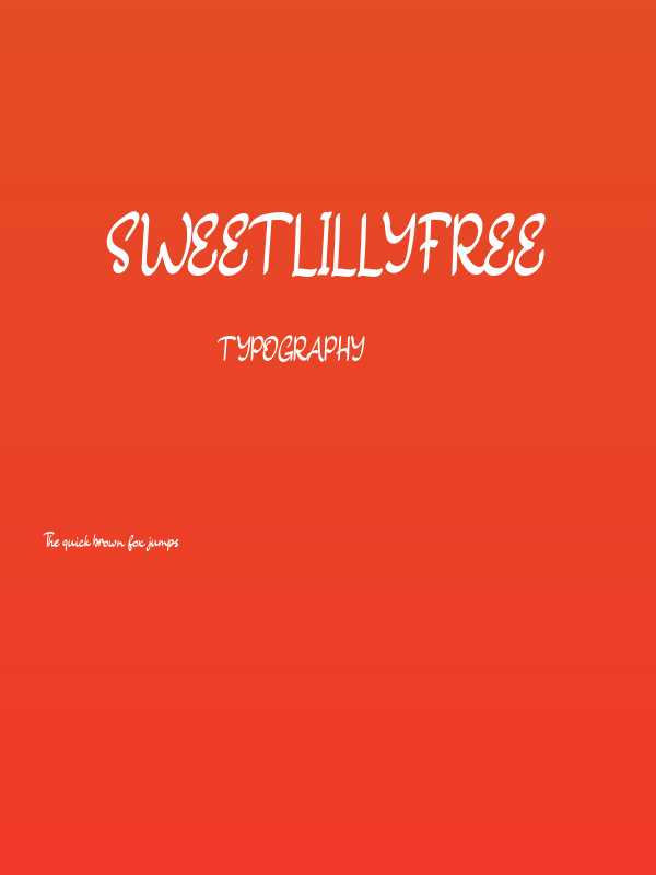 SweetlillyFREE Poster