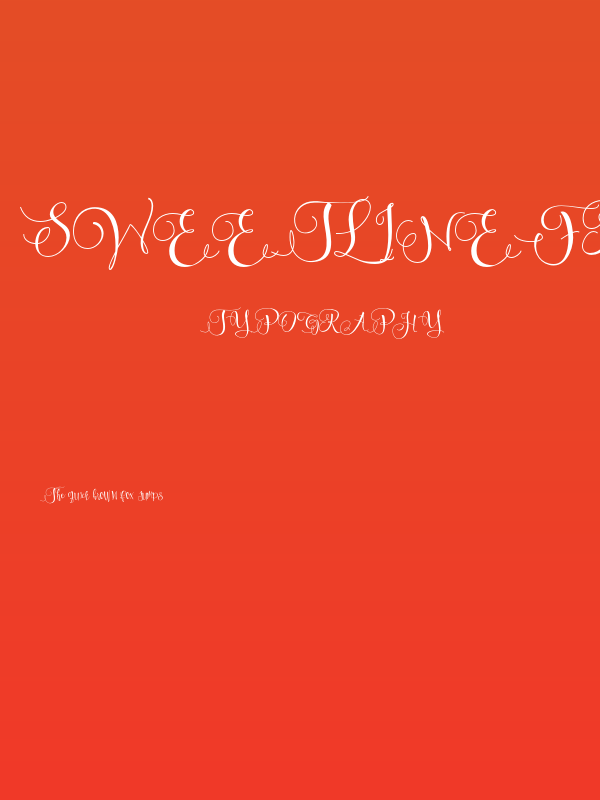 SweetlineFreeDemo Poster