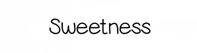 Sweetness  Frei Schriftart Herunterladen